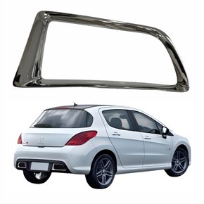 Moldura Friso Escapamento Peugeot 308 2012 Até 2016 Cromado Lado Direito Passageiro
