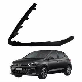 Moldura Parachoque Dianteiro Hyundai Hb20 2023 2024 2025 Inferior Lado Esquerdo Motorista