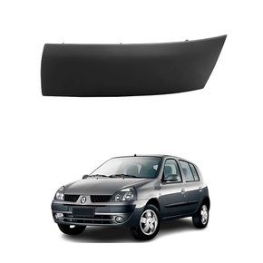 Moldura Parachoque Central Renault Clio 2003 2004 2005 2006 Lado Esquerdo Motorista