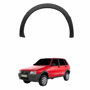 Moldura Para Lama Fiat Uno Way 2005 até 2012 Preto Lado Esquerdo Motorista