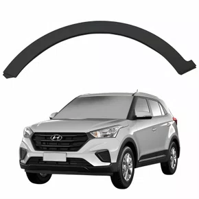 Moldura Paralama Dianteiro Hyundai Creta 2017 2018 2019 2020 Lado Esquerdo Motorista