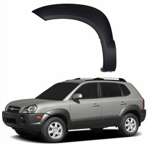 Moldura Para-lama Hyundai Tucson 2006 Até 2016 Lado Esquerdo Motorista