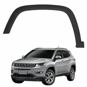 Moldura Paralama Dianteiro Jeep Compass 2017 2018 2019 2020 2021 Lado Esquerdo Motorista