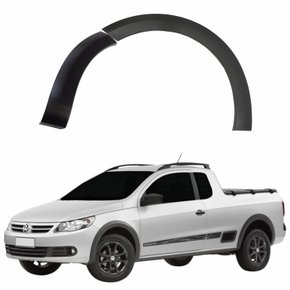 Moldura Dianteira Paralama E Parachoque Vw Saveiro G5 2009 Até 2013 Lado Esquerdo Motorista