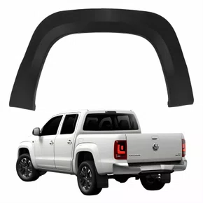 Moldura Paralama Traseira Vw Amarok 2010 Até 2022 Lado Esquerdo Motorista