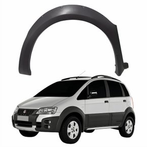 Moldura Para-lama Fiat Idea Adventure 2006 2007 2008 2009 2010 Lado Esquerdo Motorista