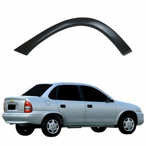 Moldura Para-Lama Traseiro Chevrolet Corsa Sedan 1996 1997 1998 1999 2000 2001 2002 2003 2004 2005 2006 2007 2008 2009 2010 Lado Direito Passageiro