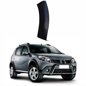 Moldura Parachoque Dianteiro Renault Sandero Stepway 2008 Até 2011 Lado Direito Passageiro
