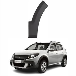 Moldura Parachoque Dianteiro Renault Sandero Stepway 2012 Até 2014 Lado Esquerdo Motorista