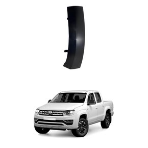 Moldura Parachoque Dianteiro Vw Amarok 2017 Até 2021 Lado Esquerdo Motorista