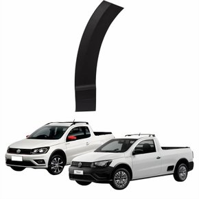 Moldura Parachoque Dianteiro Vw Saveiro G7 G8 2017 Até 2023 Lado Esquerdo Motorista