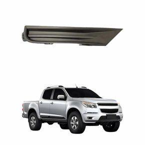 Moldura Parachoque Dianteiro Lateral Gm S-10 2016 2017 2018 2019 Lateral Lado Direito Passageiro