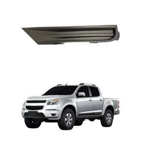 Moldura Parachoque Dianteiro Lateral Gm S-10 2016 2017 2018 2019 Lateral Lado Esquerdo Motorista