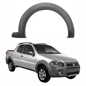 Moldura Paralama Fiat Strada Working 2014 Até 2019 Dianteiro Lado Direito Passageiro