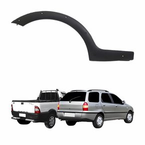 Moldura Traseira Paralama Fiat Strada Adventure Palio Week Adventure 1996 Até 2000 Lado Direito Passageiro
