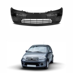 Parachoque Dianteiro Citroen C3 2002 até 2008 Liso sem Furo