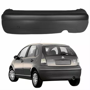 Para-choque Traseiro Citroen C3 2003 Até 2012 Completo