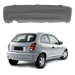 PARACHOQUE TRASEIRO CHEVROLET CELTA 2007 2008 2009 2010 2011 2012 2013 2014 2015 CINZA