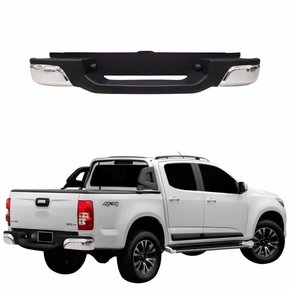 Parachoque Traseiro Gm S10 2012 Até 2022 Sem Furo Cromado