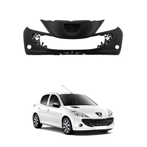 Parachoque Dianteiro Peugeot 207 2006 Até 2014 Com Furo