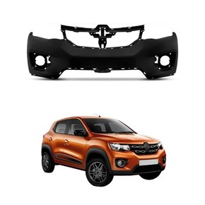 Parachoque Dianteiro Renault Kwid 2017 2018 2019 2020 Com Furo