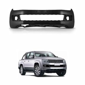 Parachoque Dianteiro Vw Amarok 2013 2014 2015 2016 Com Furo Sem Grade Sem Sensor