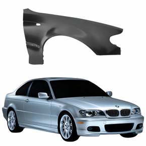 Paralama Dianteiro Bmw Série 3 2002 2003 2004 2005 Lado Direito Passageiro