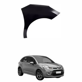 Paralama Citroen C3 2013 até 2021 sem Furo Lado Direito Passageiro