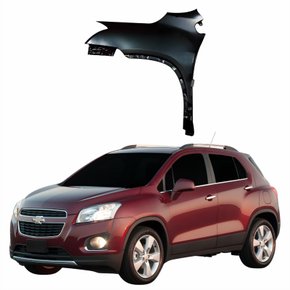 Paralama Dianteiro Gm Tracker 2013 2014 2015 2016 Lado Esquerdo Motorista