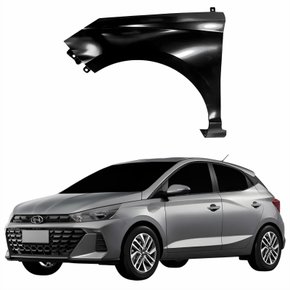 Paralama Dianteiro Hyundai Hb20 2023 2024 Lado Esquerdo Motorista