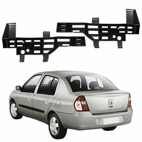 Par Alma Para-choque Traseiro Renault Clio Sedan 2006 Até 2011