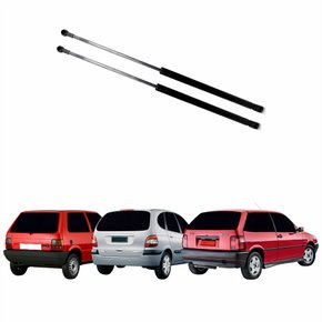 Par Amortecedor Tampa Traseira Fiat Uno 1984 Até 2010 Tipo 1993 Até 1997 Renault Scenic 1997 Até 2008