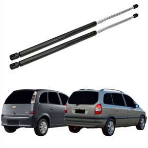 Par Amortecedor Tampa Traseira Gm Meriva Zafira 2005 Até 2012