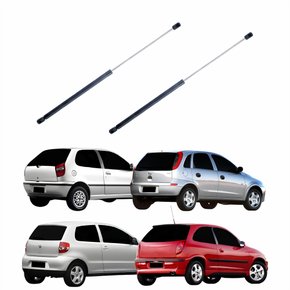 Par Amortecedor Tampa Traseira Palio 1996 Até 2006 Gm Corsa 2002 Até 2012 Gm Celta 2000 Até 2016 Vw Fox 2003 Até 2004