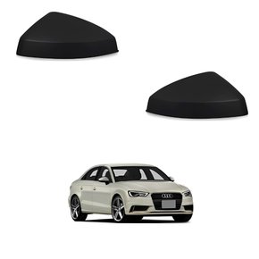 Par Capa Retrovisor Audi A3 2016 2017 2018 Preto Liso