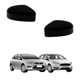 Par Capa de Retrovisor Ford Focus 2013 2014 2015 2016 Liso