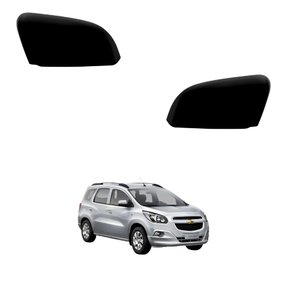 Par Capa de Retrovisor Gm Spin 2012 Até 2016 Lisa