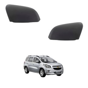 Par Capa de Retrovisor Gm Spin 2012 Até 2016 Texturizado
