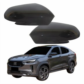 Par Capa Retrovisor Fiat Fastback 2021 2022 2023 2024 Com Furo Liso