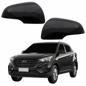 Par Capa Retrovisor Hyundai Creta 2017 2018 2019 2020 Com Furo Liso