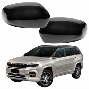 Par Capa Retrovisor Jeep Commander 2016 Até 2023 Liso