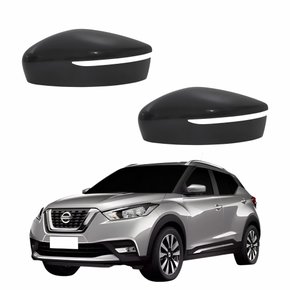 Par Capa Retrovisor Nissan Kicks 2017 2018 2019 2020 Com Furo