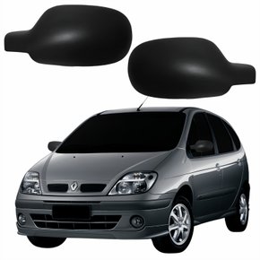 Par Capa Retrovisor Renault Scenic 1999 Até 2006 Texturizado