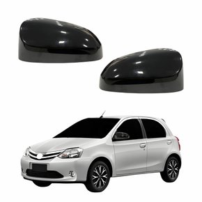 Par Capa Retrovisor Toyota Etios 2014 Até 2021