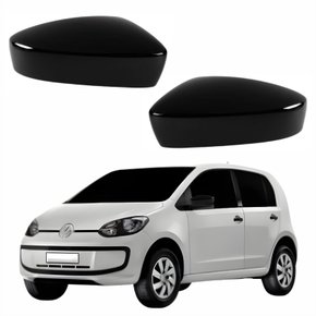 Par de Capa de Retrovisor Vw Up 2014 até 2017 Black Piano