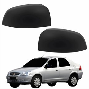 Par de Capa Retrovisor Gm Prisma 2007 Até 2012 Texturizado