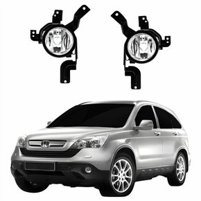 Par de Farol Auxiliar De Milha Honda Crv 2007 2008 2009