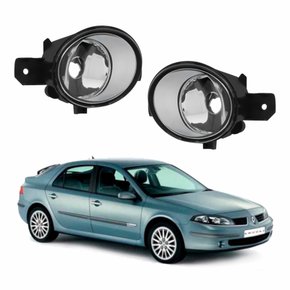 Par de Farol Auxiliar De Milha Renault Laguna 2001 Até 2004