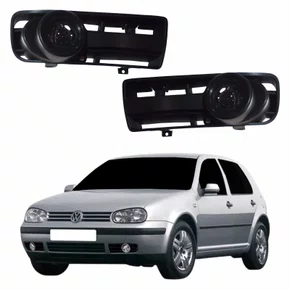 Par de Farol Auxiliar De Milha Vw Golf 1999 Até 2006