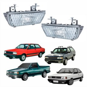Par de Farol Auxiliar Vw Gol 1987 Até 1996 Parati 1987 Até 1995 Saveiro 1986 Até 1997 Voyage 1986 Até 1995 Original Arteb